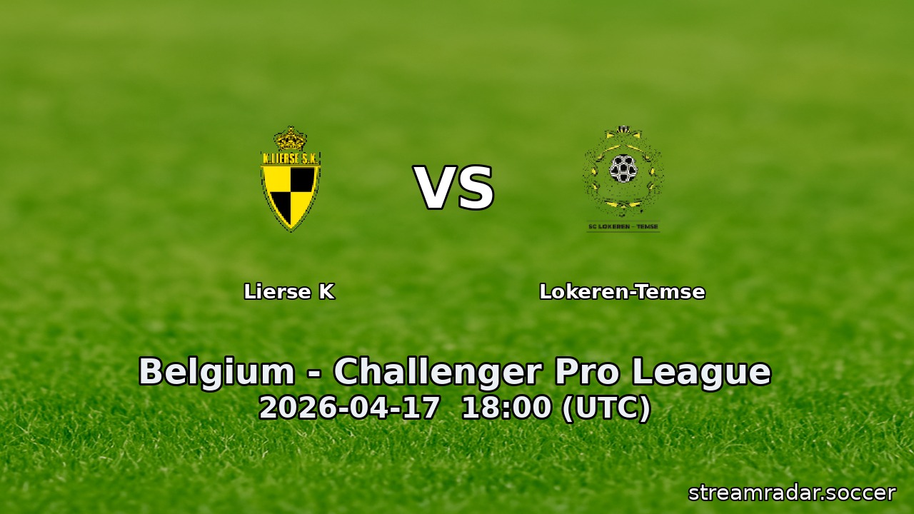 Lierse K vs Lokeren-Temse