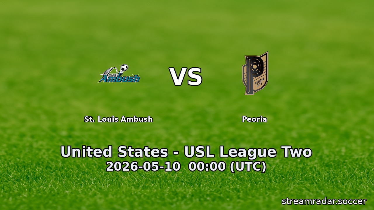 St. Louis Ambush vs Peoria