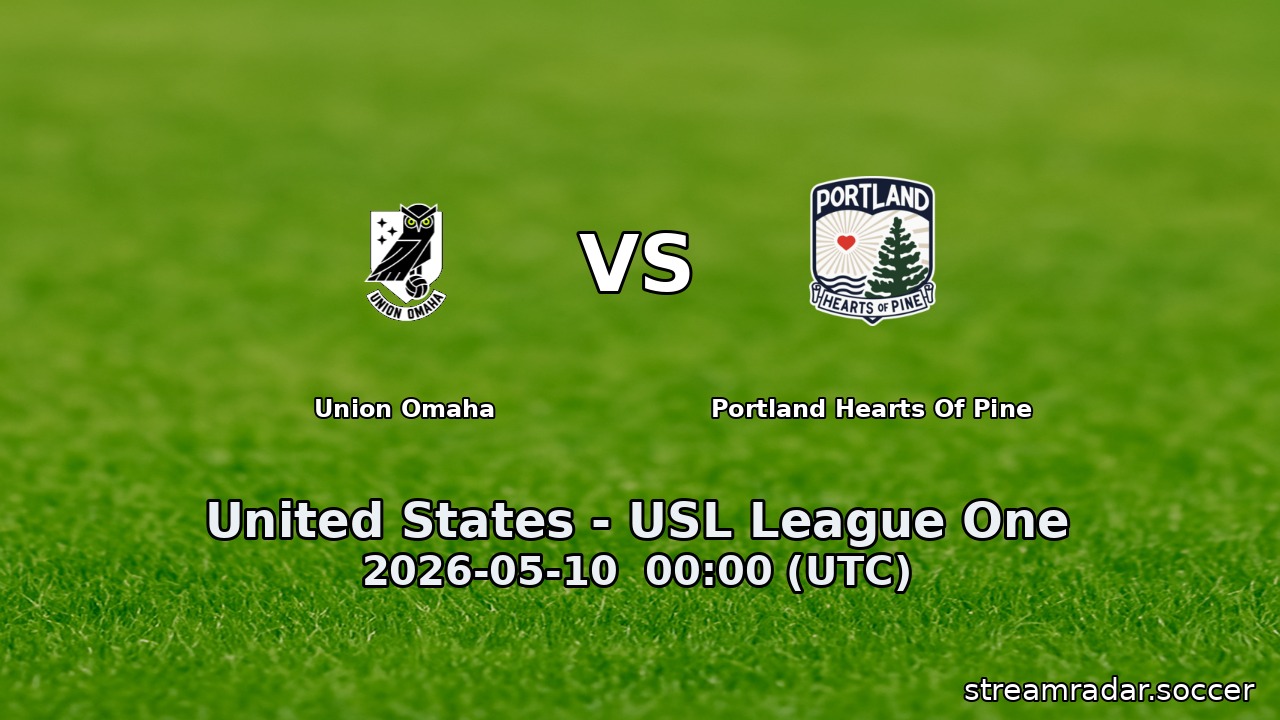 Union Omaha vs Portland Hearts Of Pine