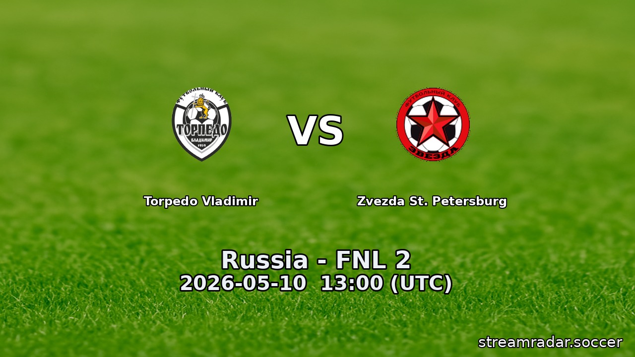 Torpedo Vladimir vs Zvezda St. Petersburg