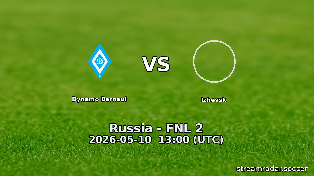 Dynamo Barnaul vs Izhevsk