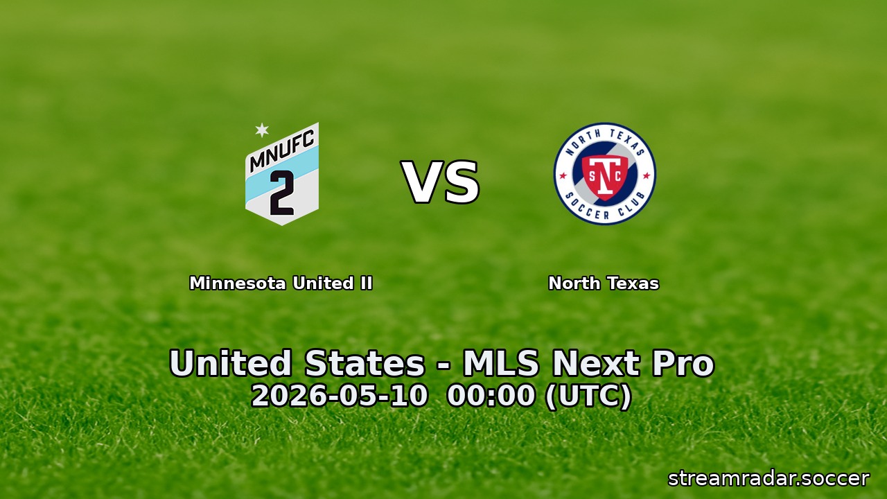 Minnesota United II vs North Texas