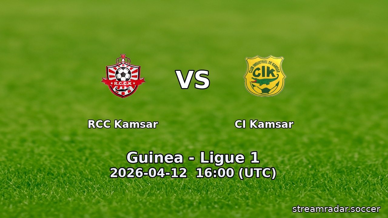 RCC Kamsar vs CI Kamsar