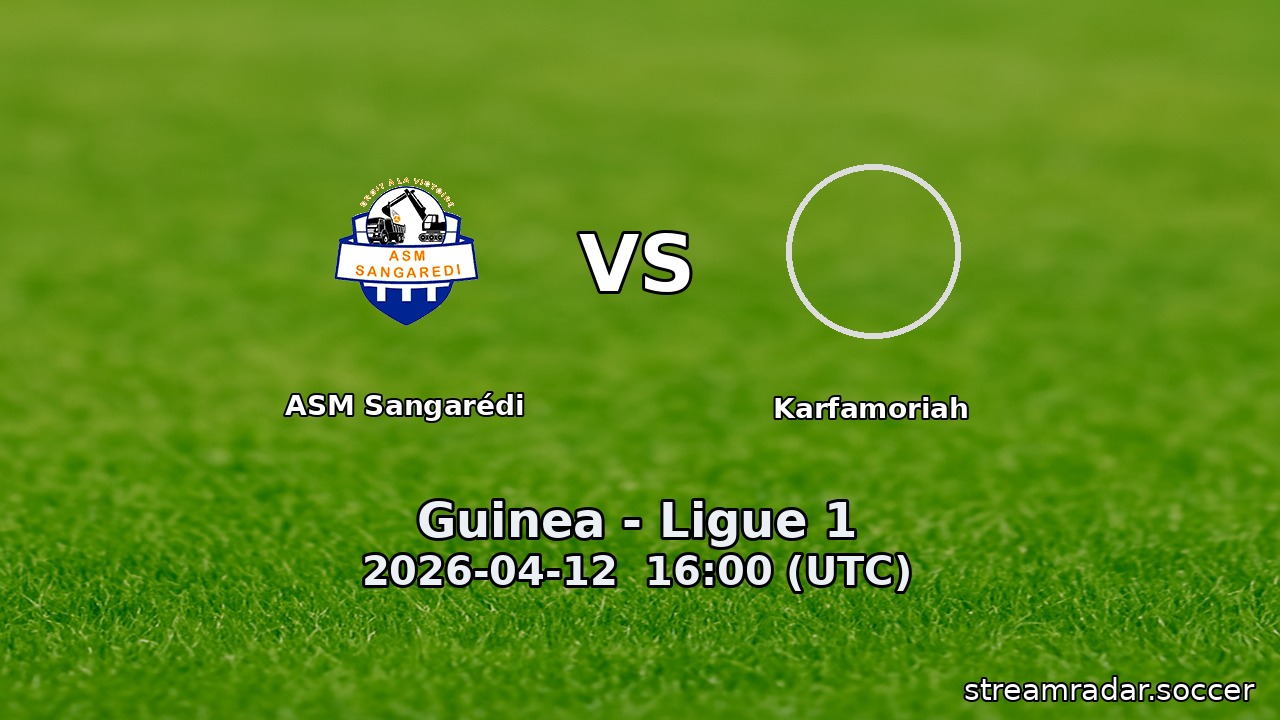 ASM Sangarédi vs Karfamoriah
