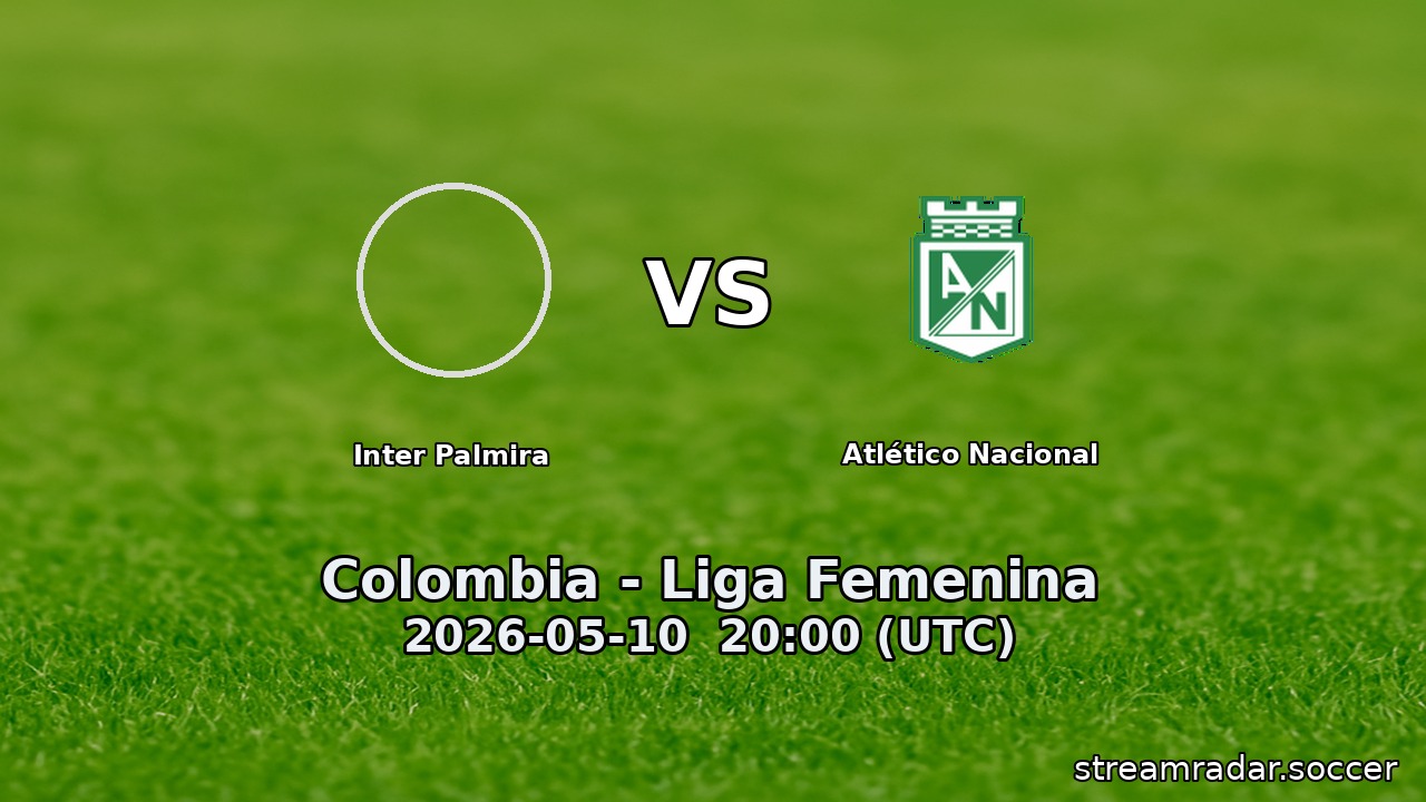 Inter Palmira vs Atlético Nacional