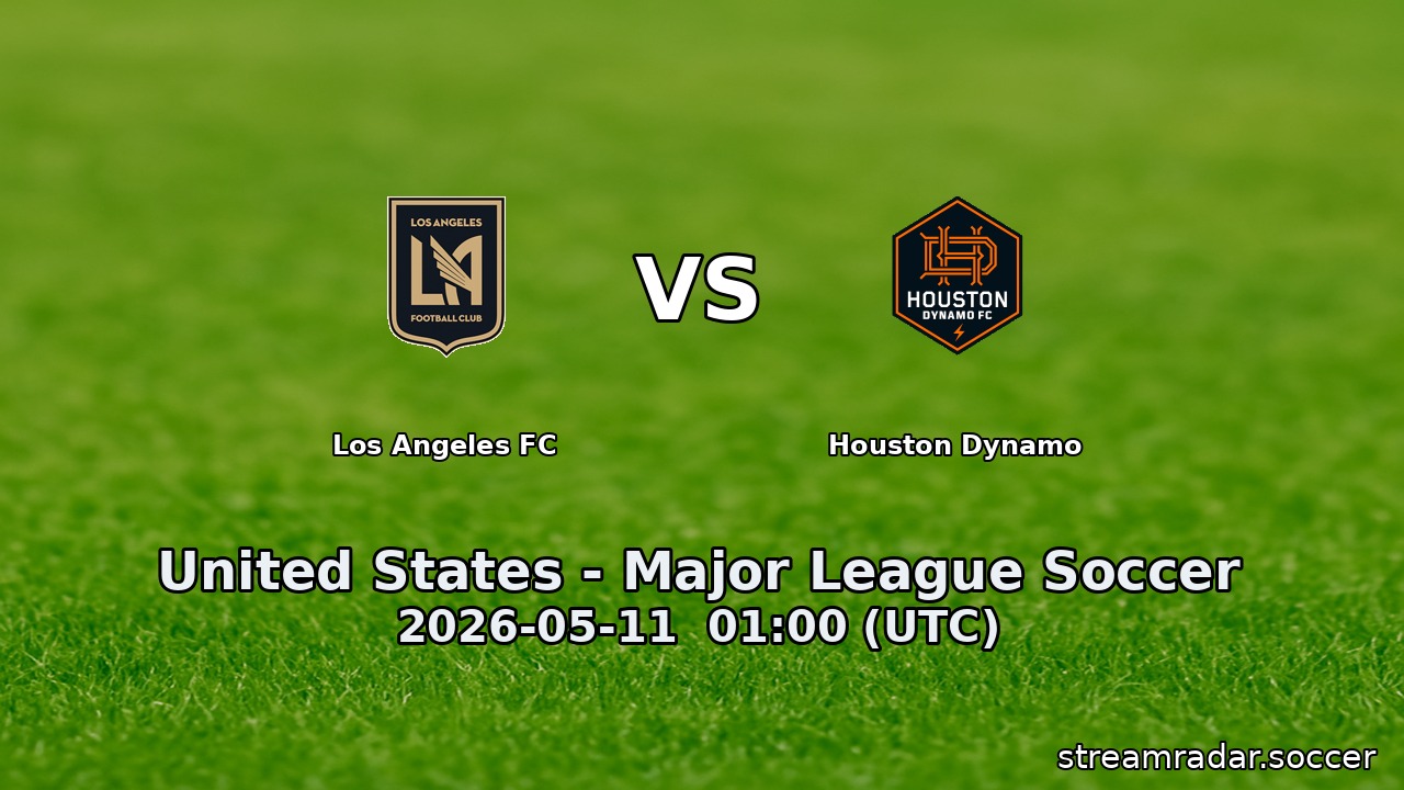 Los Angeles FC vs Houston Dynamo
