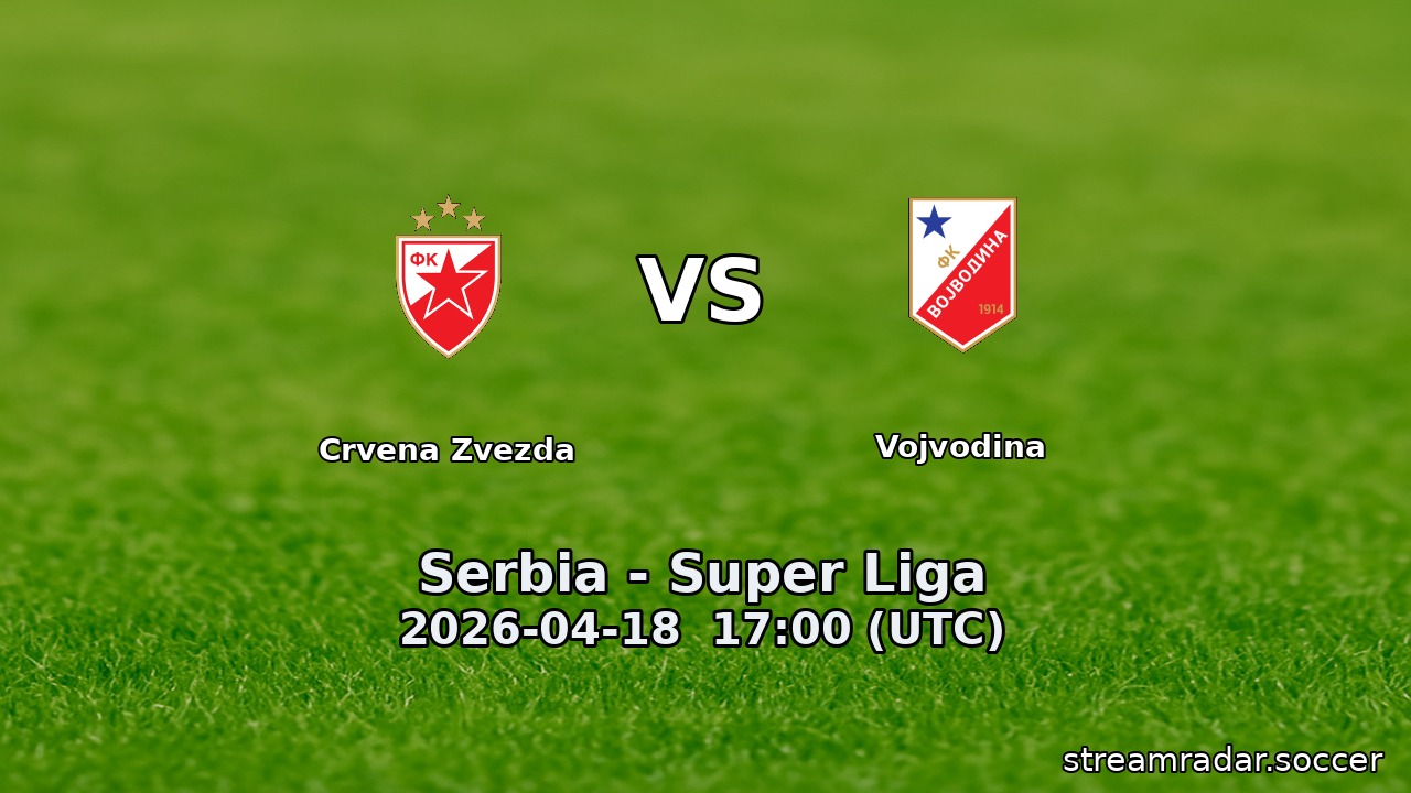 Crvena Zvezda vs Vojvodina