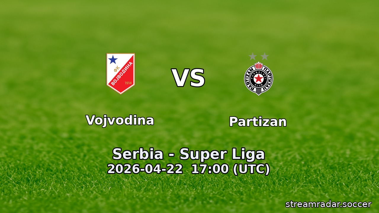 Vojvodina vs Partizan