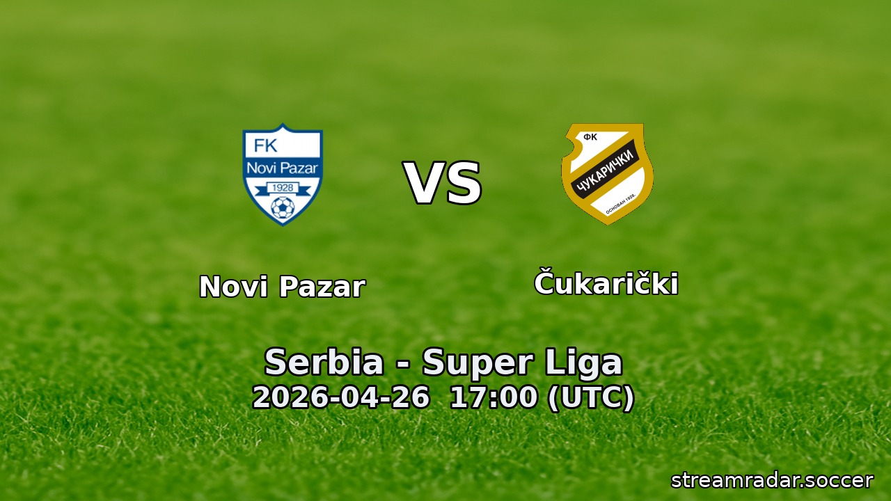 Novi Pazar vs Čukarički