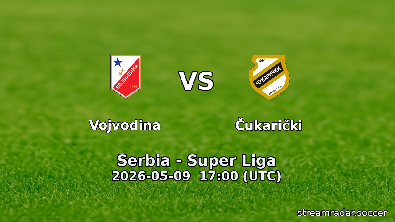 Vojvodina vs Čukarički