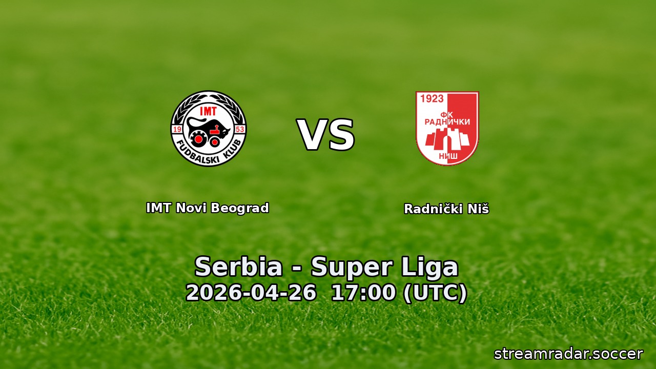 IMT Novi Beograd vs Radnički Niš