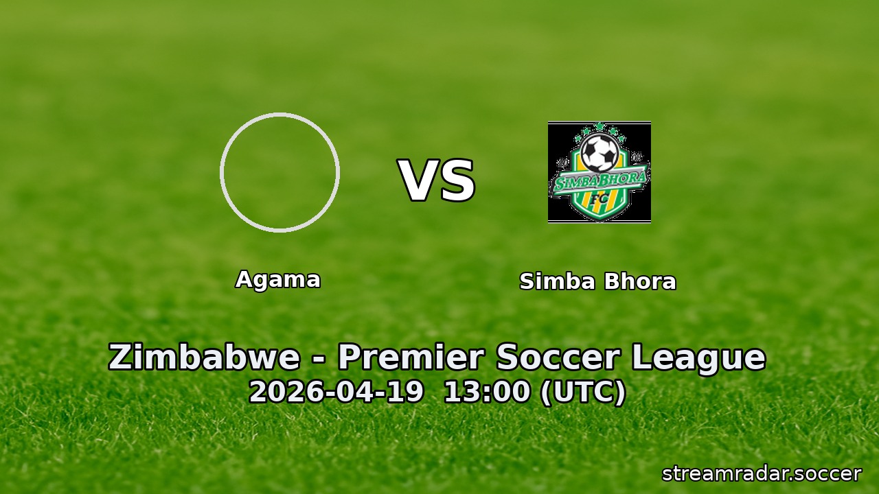 Agama vs Simba Bhora
