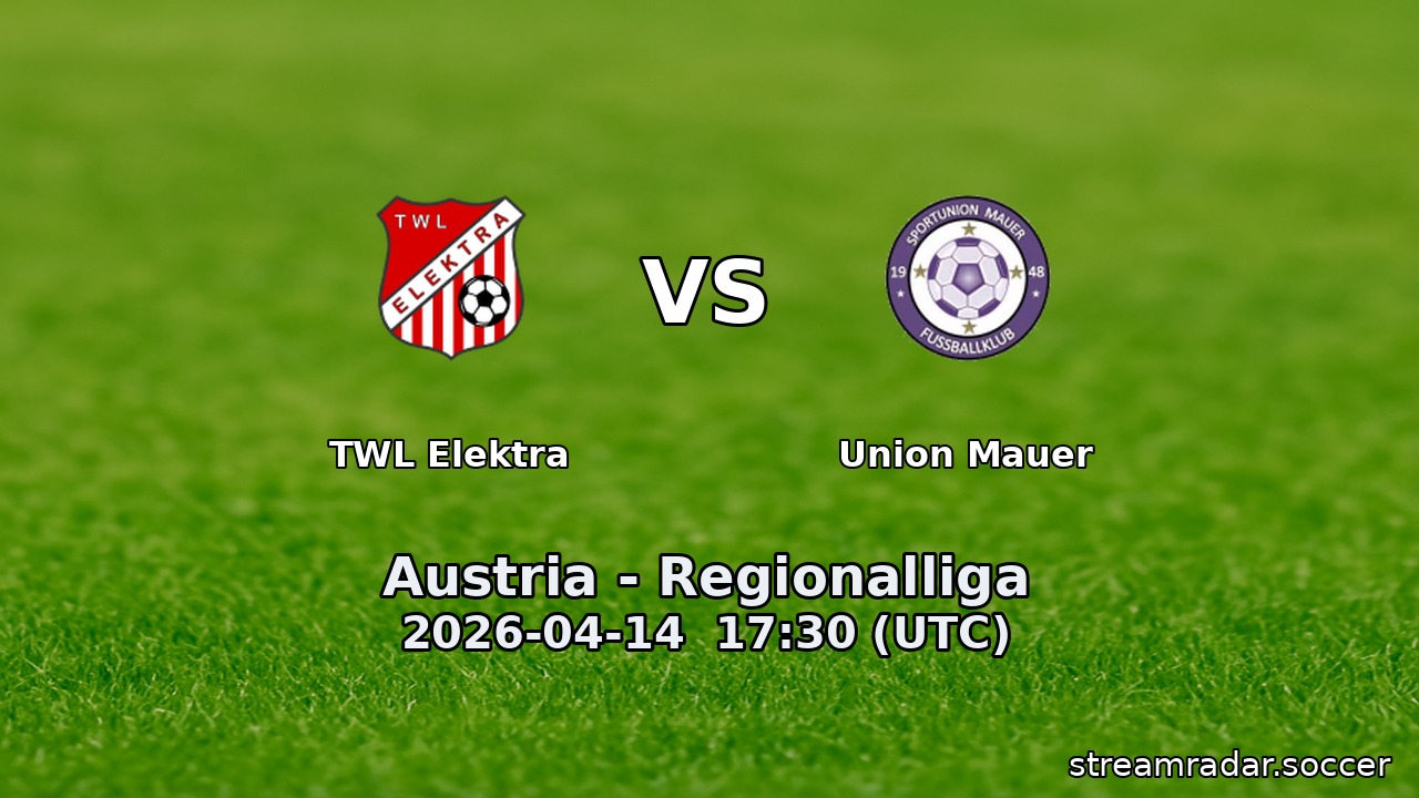 TWL Elektra vs Union Mauer