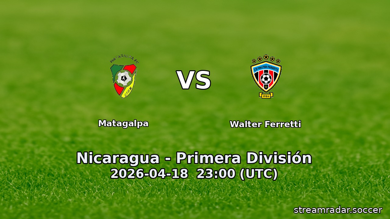 Matagalpa vs Walter Ferretti