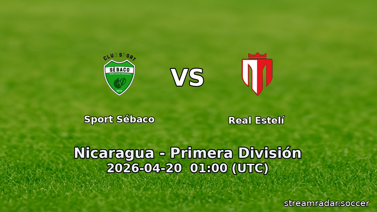 Sport Sébaco vs Real Estelí