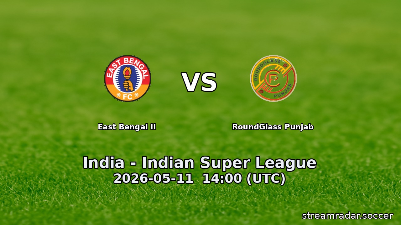 East Bengal II vs RoundGlass Punjab