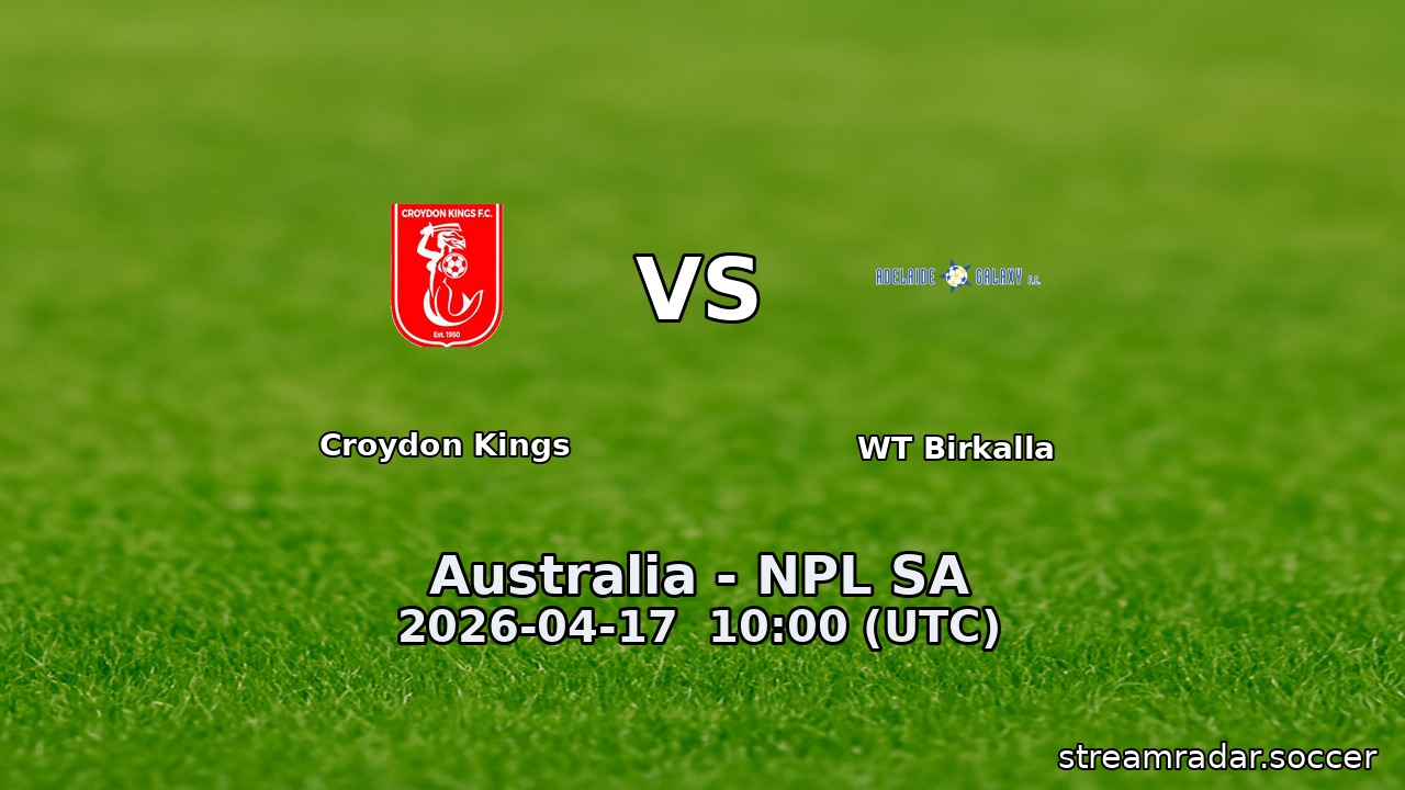 Croydon Kings vs WT Birkalla