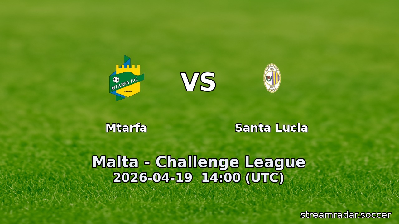 Mtarfa vs Santa Lucia