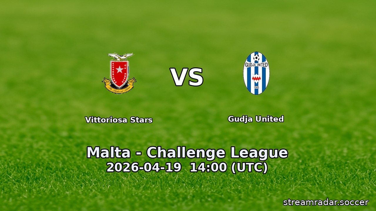 Vittoriosa Stars vs Gudja United