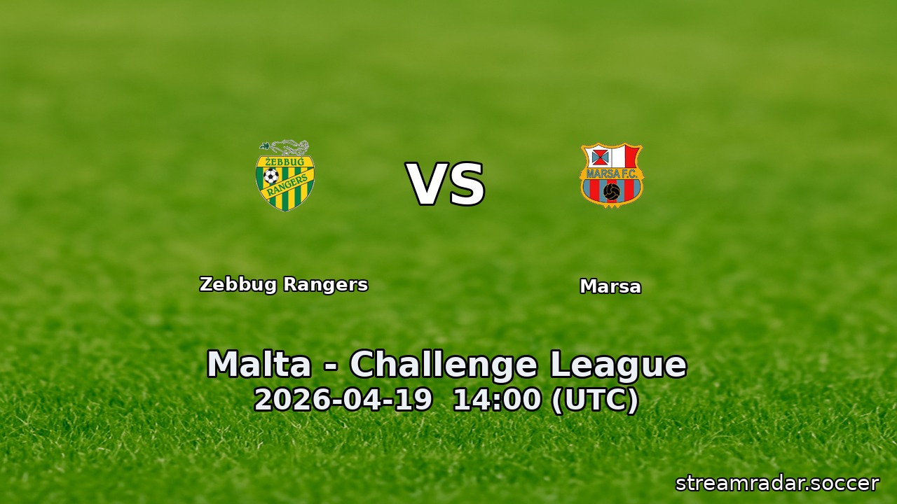 Zebbug Rangers vs Marsa