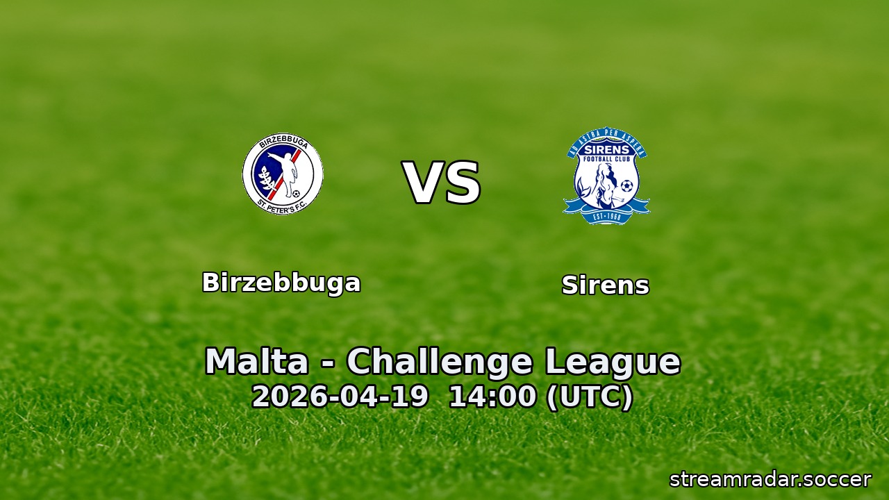 Birzebbuga vs Sirens
