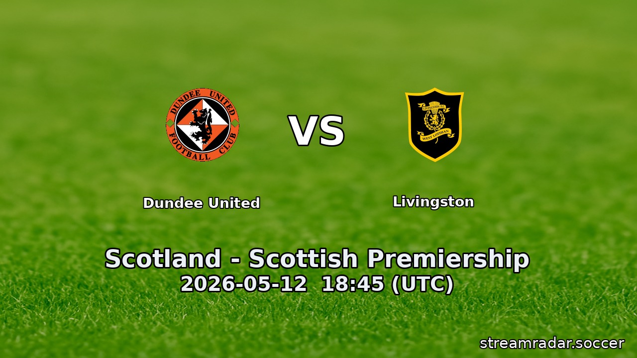 Dundee United vs Livingston