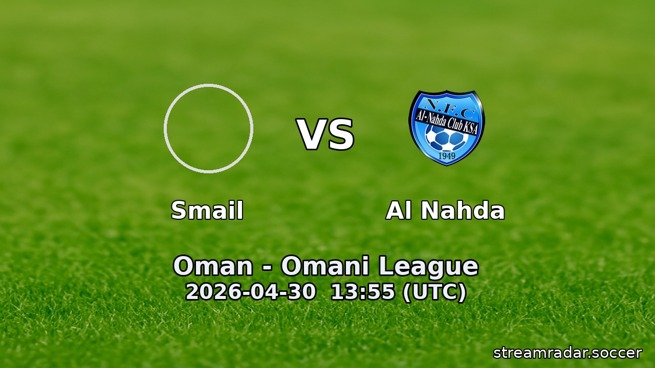 Smail vs Al Nahda