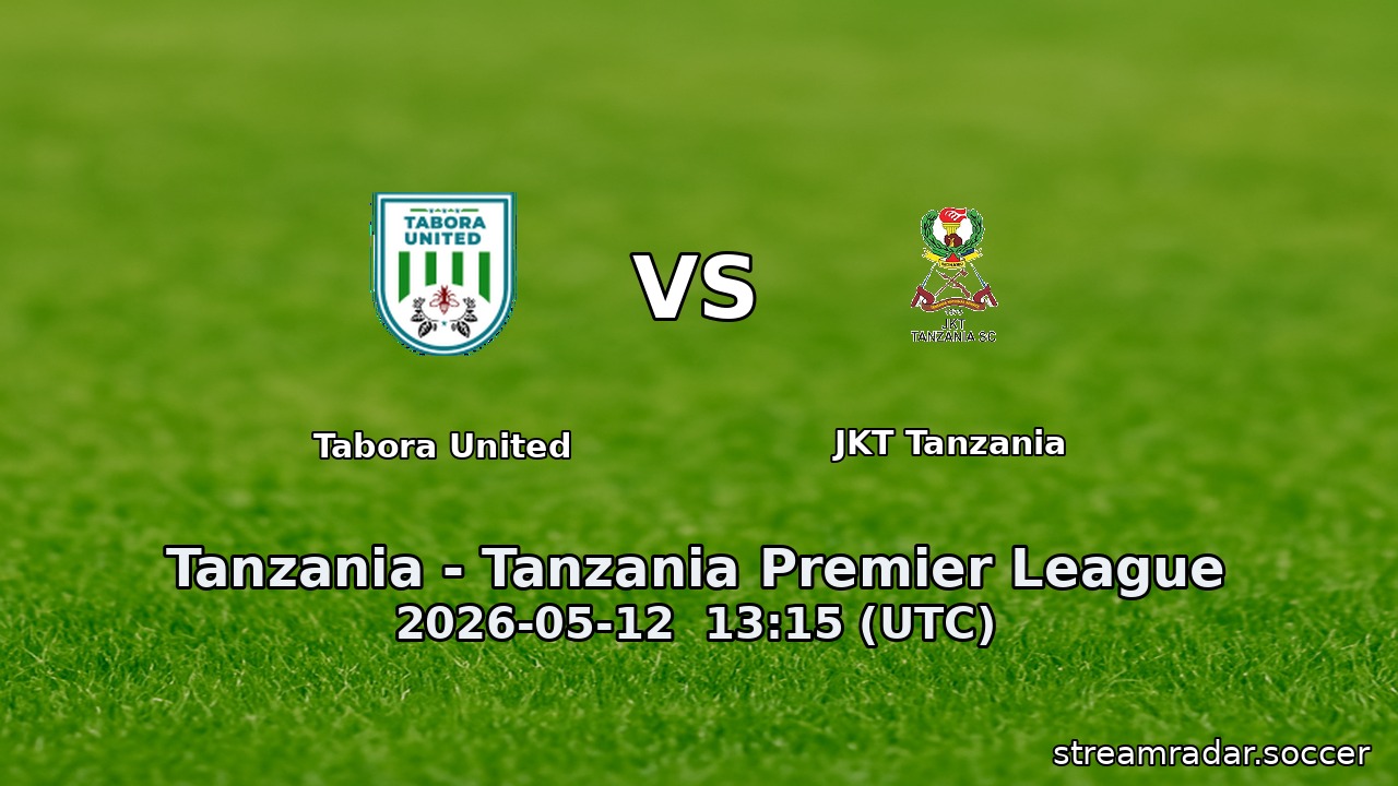 Tabora United vs JKT Tanzania