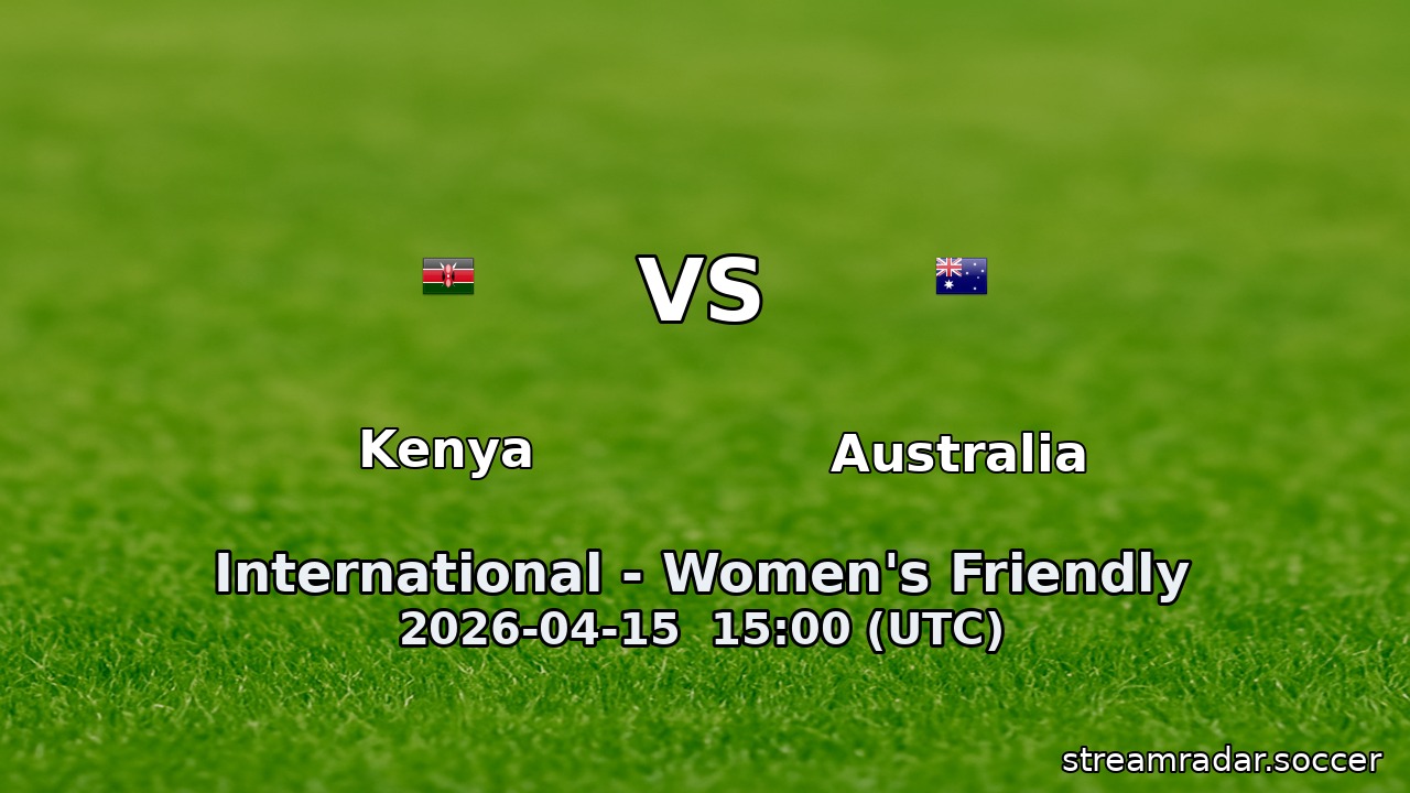 Kenya vs Australia