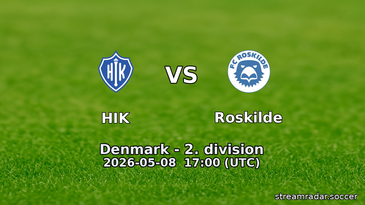 HIK vs Roskilde