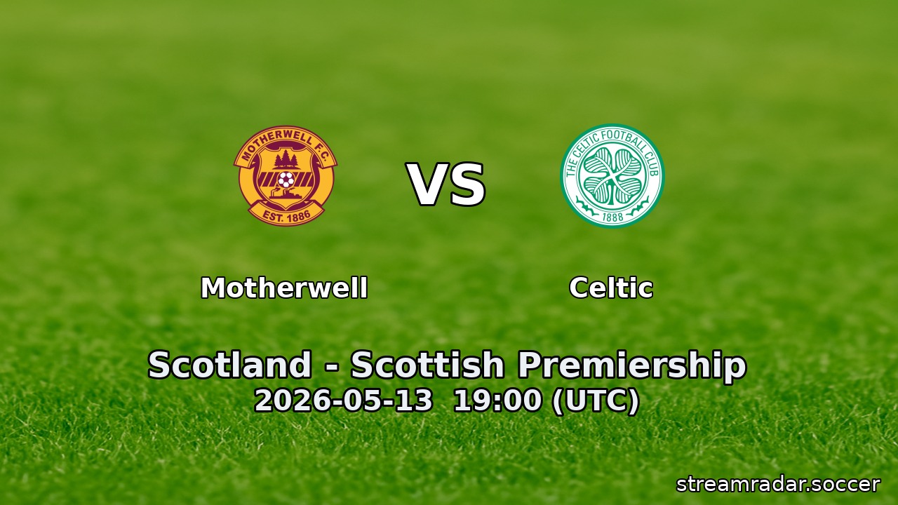Motherwell vs Celtic