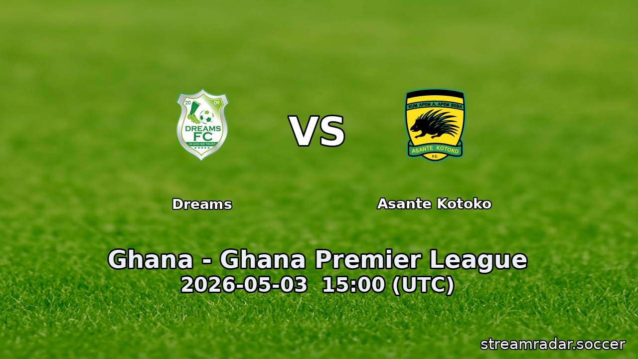 Dreams vs Asante Kotoko