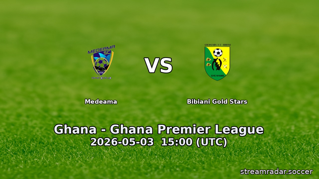 Medeama vs Bibiani Gold Stars