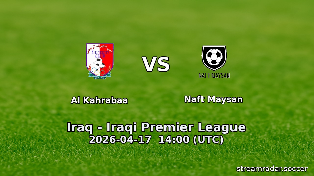 Al Kahrabaa vs Naft Maysan