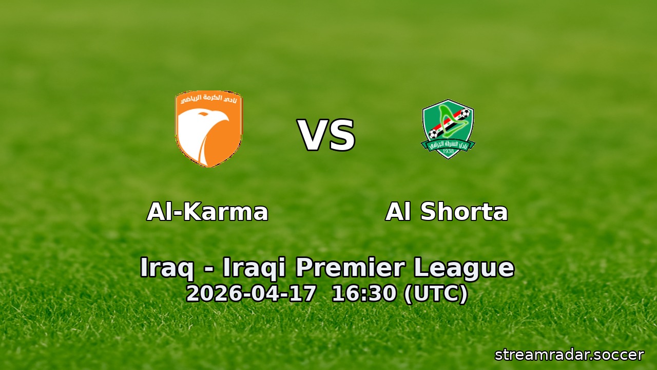 Al-Karma vs Al Shorta