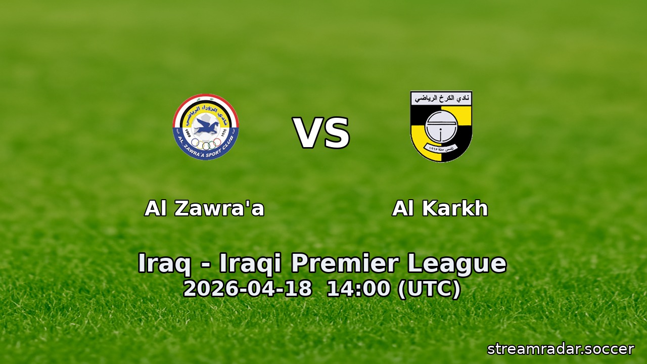 Al Zawra'a vs Al Karkh