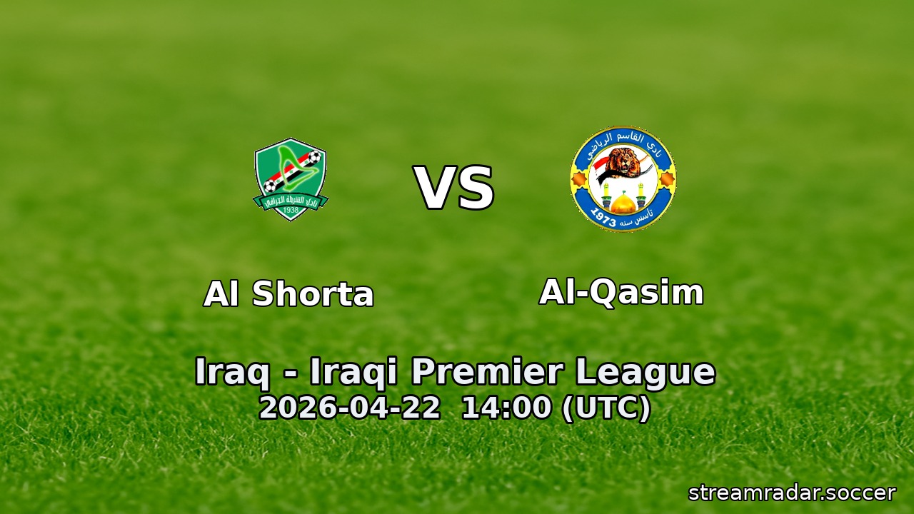 Al Shorta vs Al-Qasim