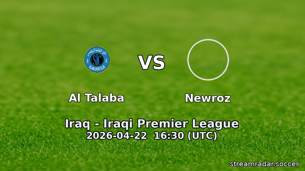 Al Talaba vs Newroz