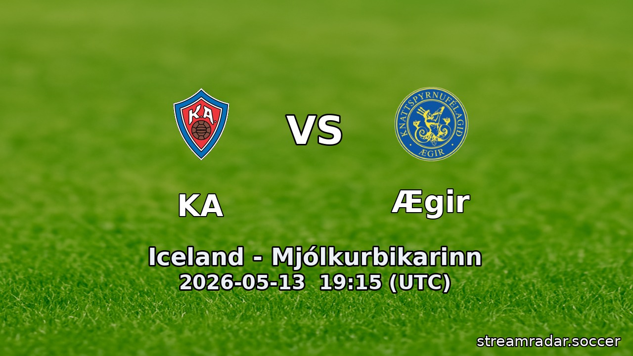 KA vs Ægir