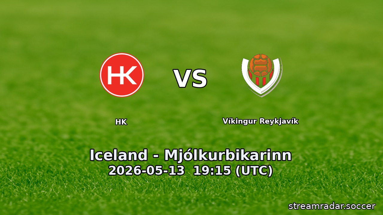 HK vs Víkingur Reykjavík