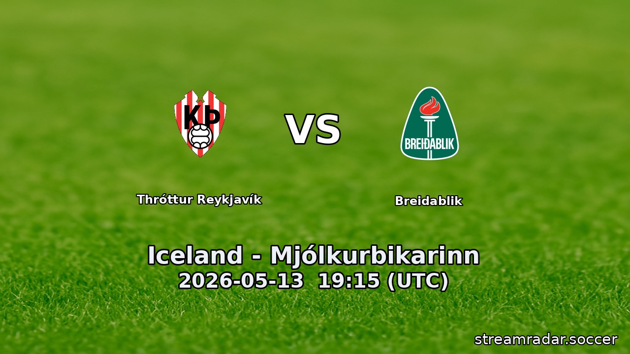 Thróttur Reykjavík vs Breidablik