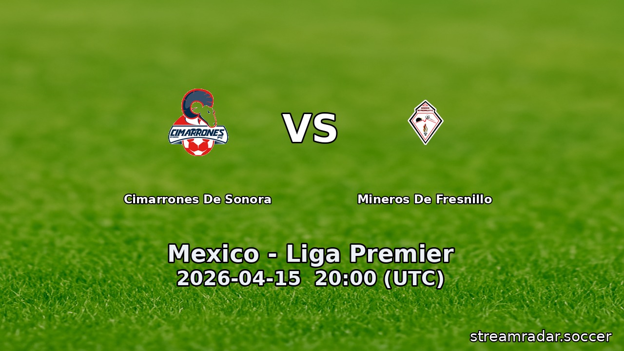 Cimarrones De Sonora vs Mineros De Fresnillo