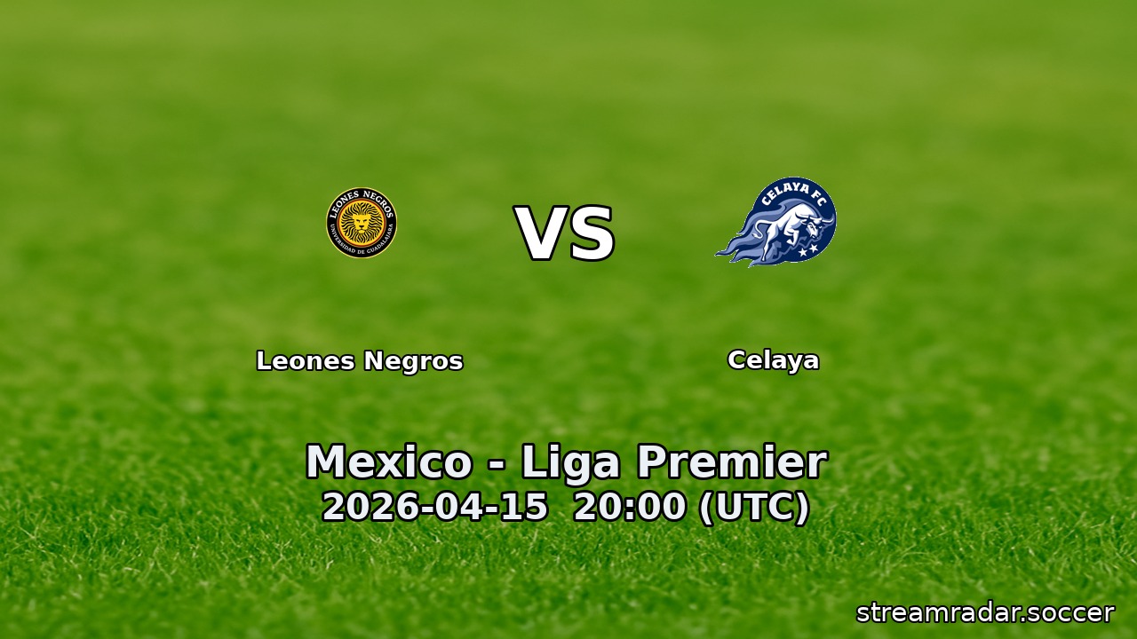 Leones Negros vs Celaya