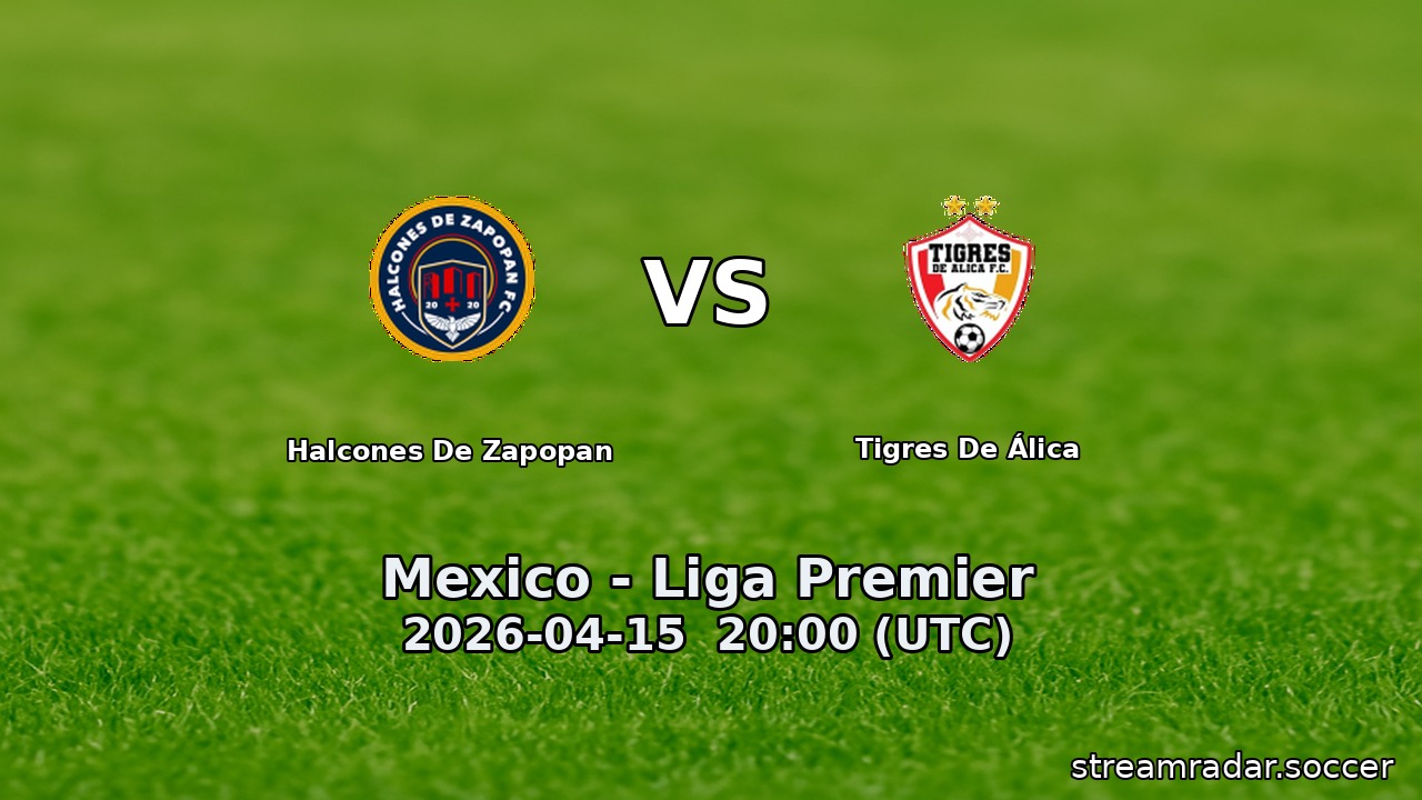Halcones De Zapopan vs Tigres De Álica