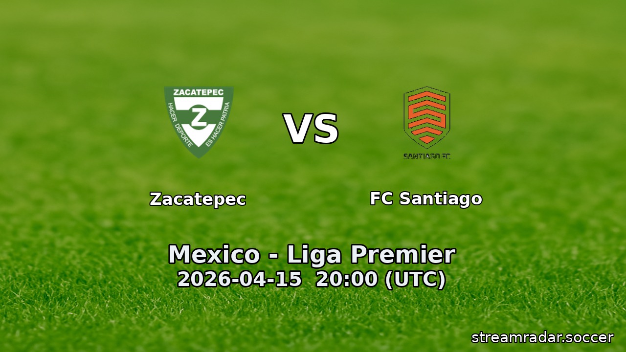 Zacatepec vs FC Santiago