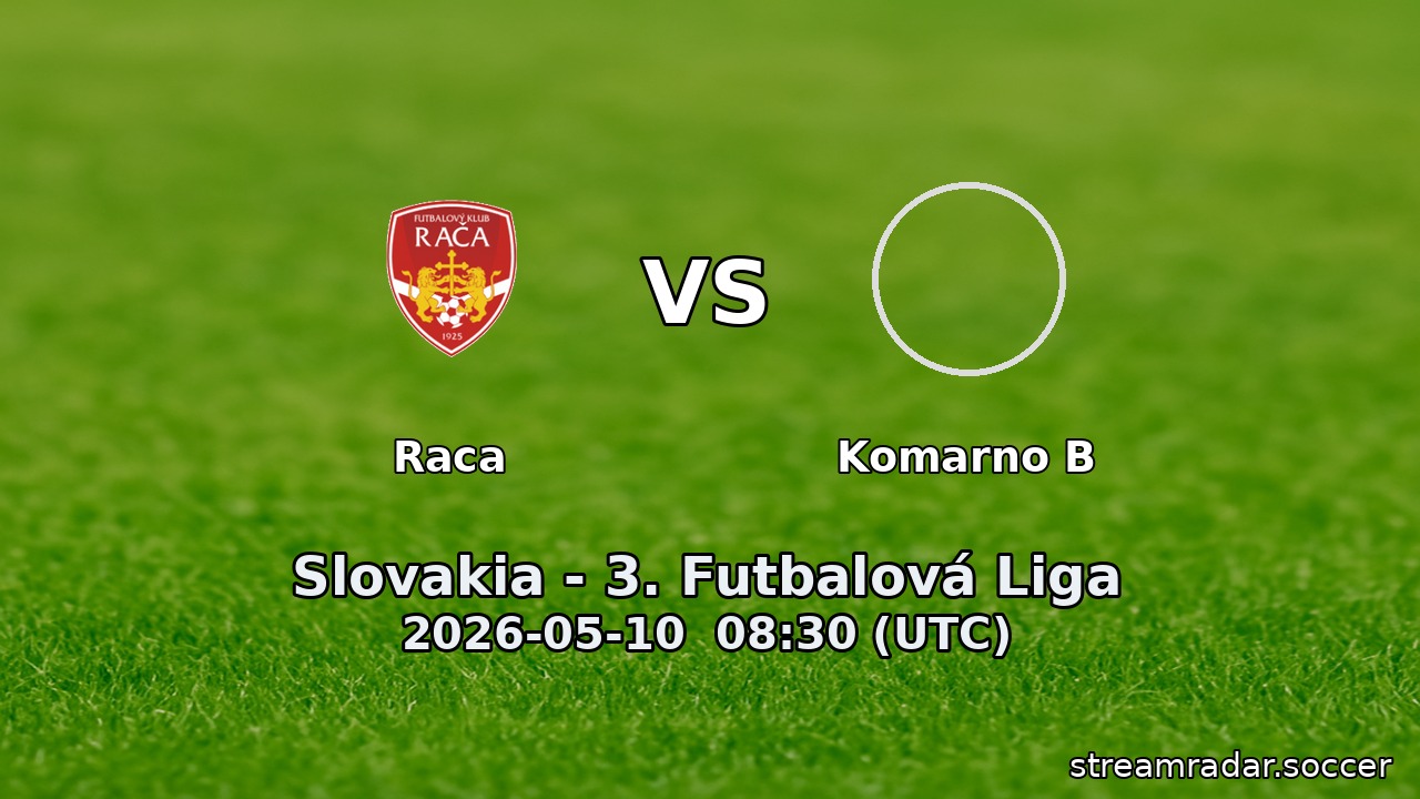 Raca vs Komarno B