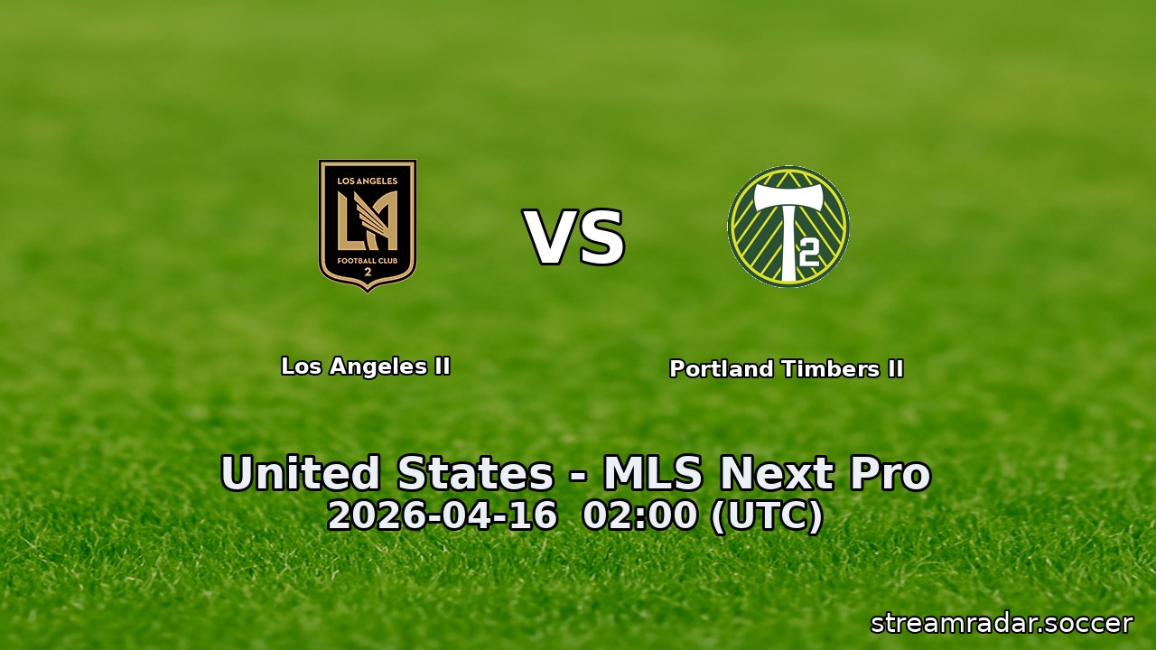Los Angeles II vs Portland Timbers II