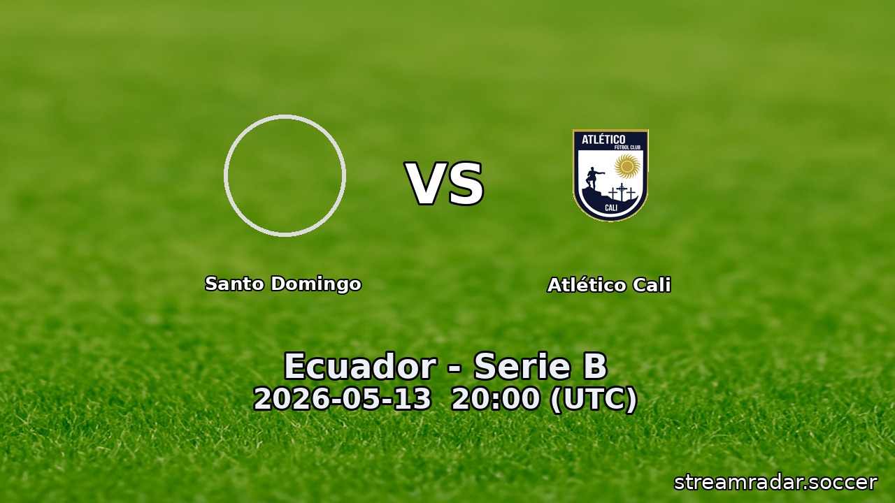 Santo Domingo vs Atlético Cali