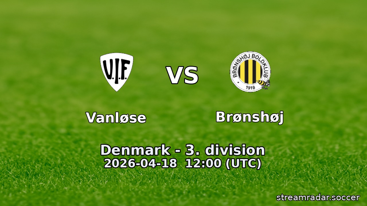 Vanløse vs Brønshøj