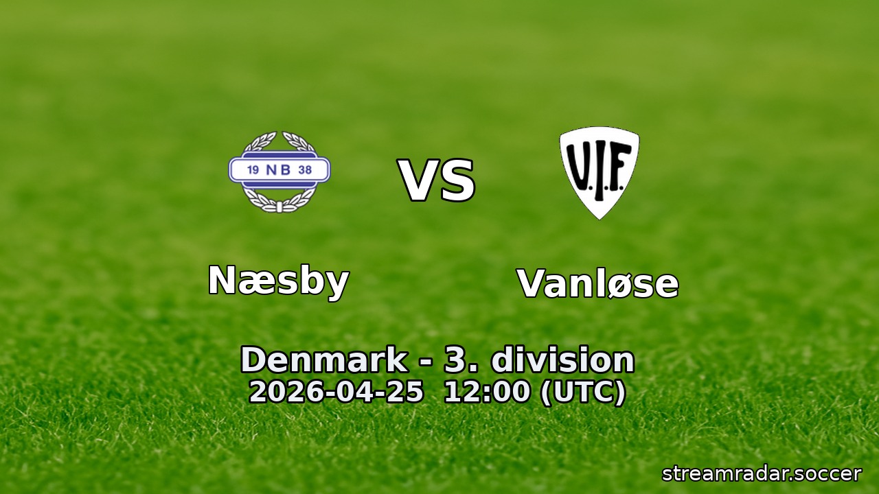 Næsby vs Vanløse